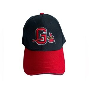 Georgia Gwinnett Braves men's hat  colors blue‎ and red